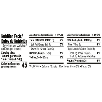 Danonino Variety Pack Strawberry, Strawberry Banana, Peach Yogurt, 1.76 Oz, 12 count