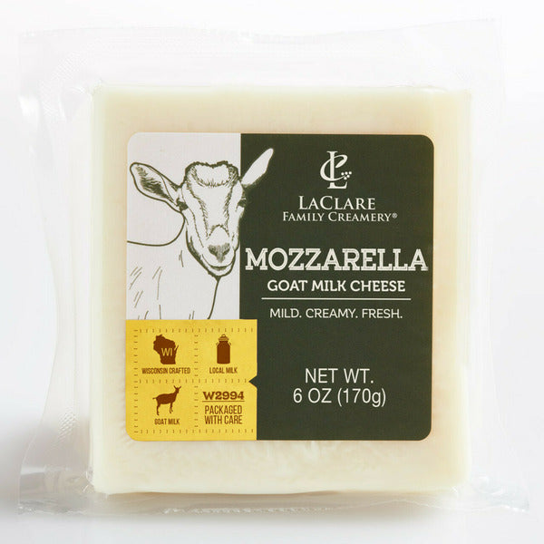 LaClare Family Creamery Mozzarella, Goat Milk Cheese  DestGlow