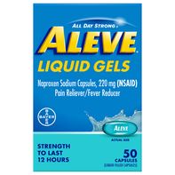 Aleve Pain Reliever/Fever Reducer, 220 mg, Liquid ...
️  DestGlow