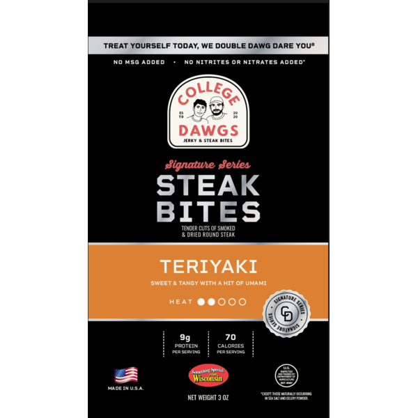 College Dawgs Steak Bites Teriyaki  DestGlow