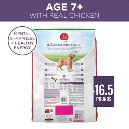 Purina ONE High Protein Dry Senior Dog Food Plus Vibrant Maturity Adult 7 Plus Formula  DestGlow