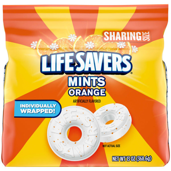 Life Savers Orange Breath Mint Hard Candy Sharing Size  DestGlow