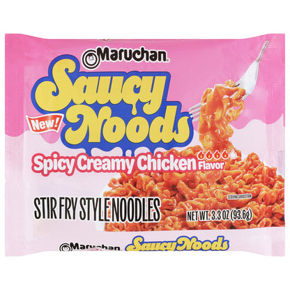 Maruchan Saucy Noods Maruchan, Saucy Noods, Ramen Noodles, Spicy Creamy Chicken, 3.3 oz  DestGlow