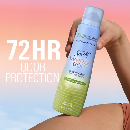 Secret Whole Body Deodorant Spray for Women  DestGlow