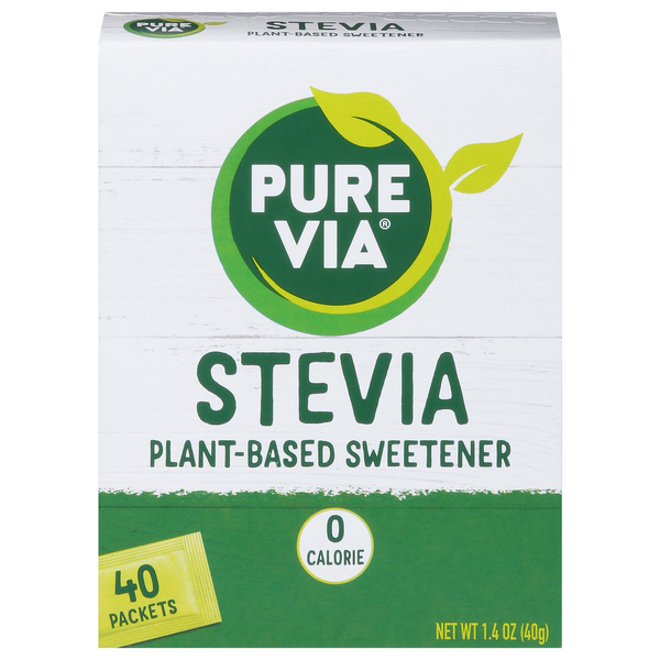 Pure Via Stevia Zero Calorie Sweetener  DestGlow