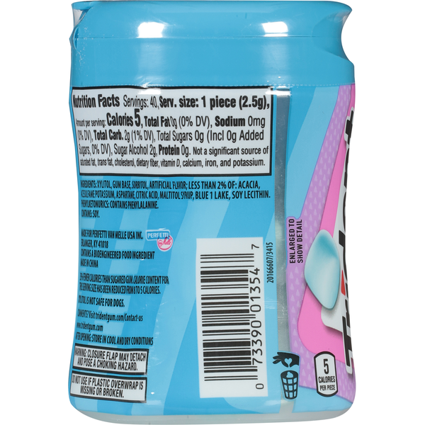 Trident Vibes Cotton Candy Sugar Free Gum  DestGlow