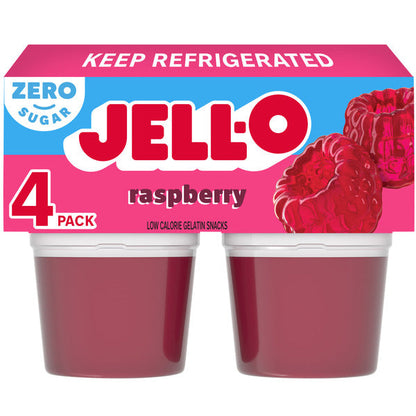 Jell-O Raspberry Sugar Free Refrigerated Gelatin