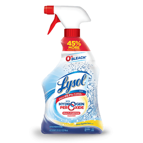 Lysol Bleach-Free Hydrogen Peroxide Multi-Purpose Cleaner Citrus  DestGlow