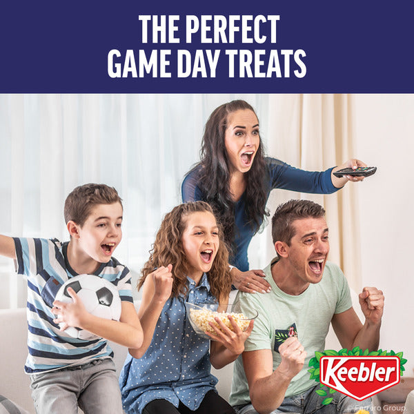 Keebler Sweet &amp; Salty Variety Pack, 30-Count Box,  Includes Keebler Chips Deluxe, Fudge Stripes, Utz mini Pretzels and Cheese Balls, 31 oz
