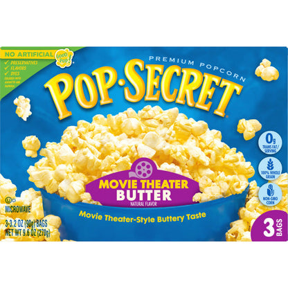 Pop Secret Movie Theater Butter Microwave Popcorn