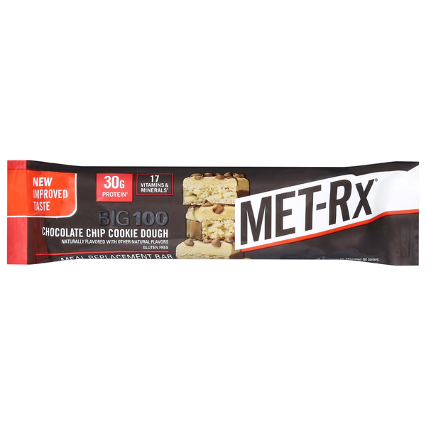 MET-Rx Colossal Protein Bars Chocolate Chip Cookie Dough  DestGlow
