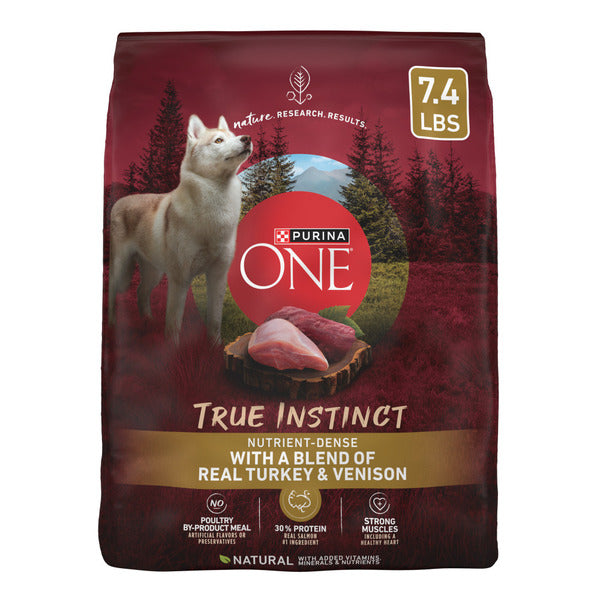 Purina ONE True Instinct With A Blend Of Real Turkey and Venison Dry Dog Food  DestGlow