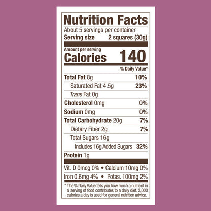 Ghirardelli Dark Chocolate Raspberry Squares
