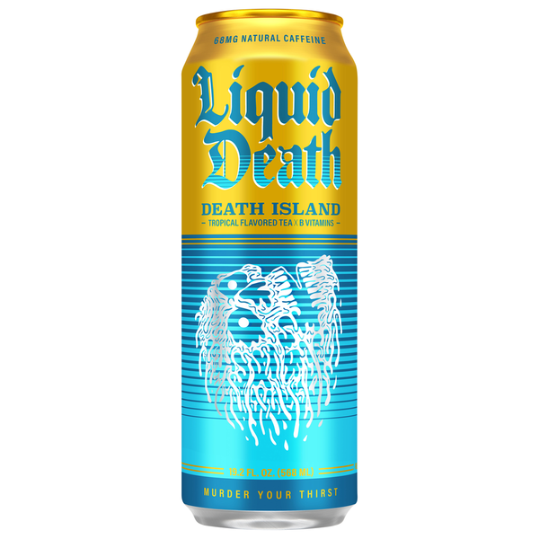Liquid Death Death Island Tea x B Vitamins  DestGlow