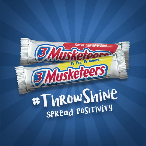 3 Musketeers Candy Milk Chocolate Bars Bulk Full Size Pack  DestGlow