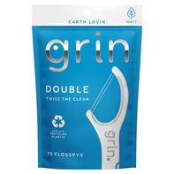Grin Oral Care FLOSSPYX Flosspyx, Minty, Double️  DestGlow