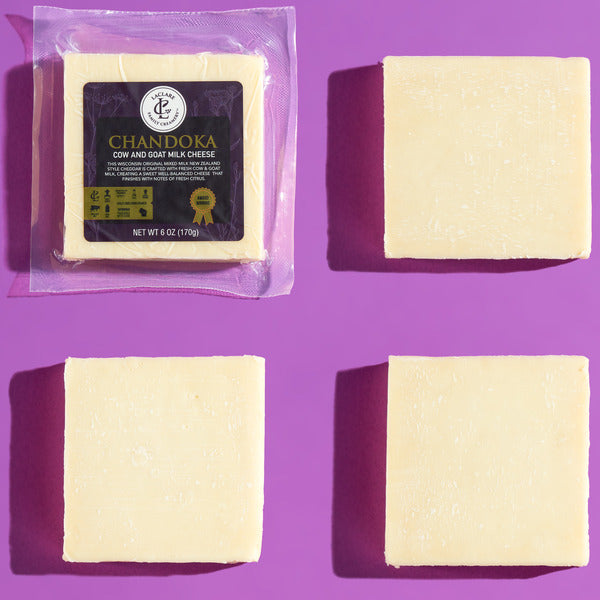 LaClare Family Creamery Chandoka, Cow and Goat Milk Cheese  DestGlow