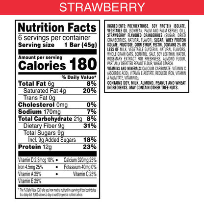 Special K Bar Strawberry Protein Meal Bars