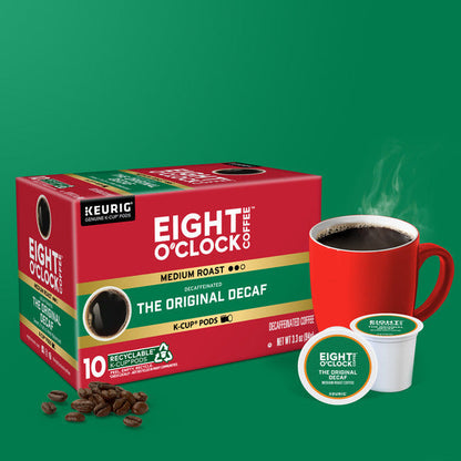 Eight O’Clock The Original Decaf K-Cup Pods  DestGlow