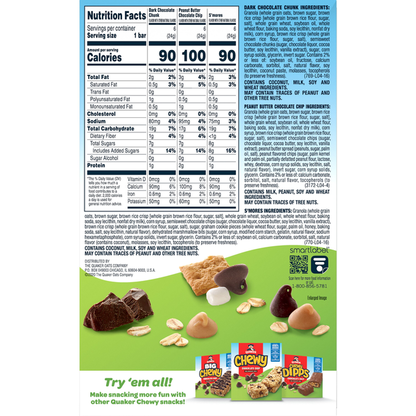 Quaker Chewy Granola Bars, Variety - Pack
