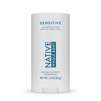 Native Sea Salt &amp; Cedar Sensitive Whole Body Deodorant  DestGlow