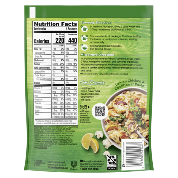 Knorr Pasta Sides Chicken Fettuccine  DestGlow