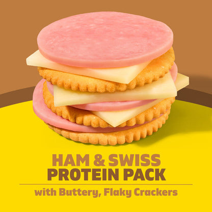 Lunchables Ham &amp; Swiss Cheese with Crackers Kids Lunch Snack Kit