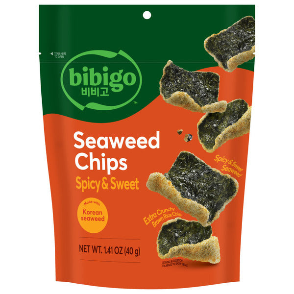 Bibigo Spicy &amp; Sweet Seaweed Chips