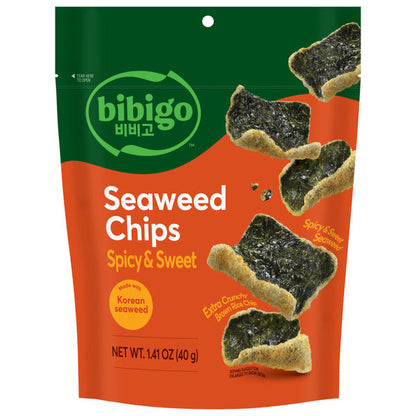 Bibigo Spicy &amp; Sweet Seaweed Chips
