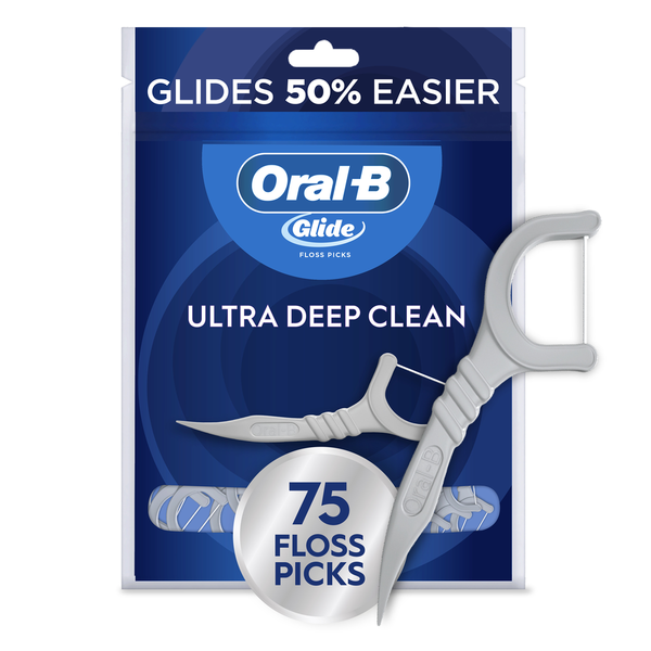 Oral-B Glide Ultra Deep Clean Floss Picks, Cool Mint Flavor  DestGlow
