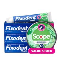 Fixodent Plus Scope Denture Adhesive️  DestGlow