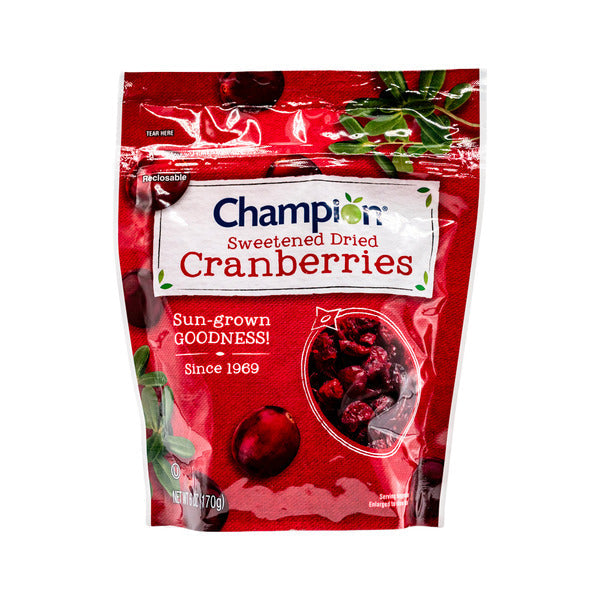Champion Dried Cranberries  DestGlow