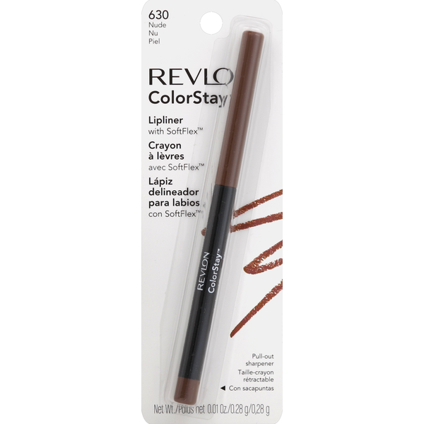 Revlon Lip Liner, Longwear, Nude 630  DestGlow