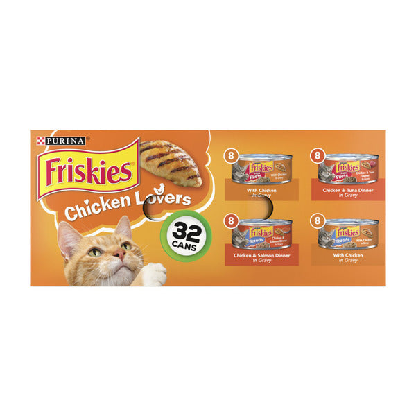 Purina Friskies Gravy Wet Cat Food , Chicken Lovers Prime Filets &amp; Shreds  DestGlow