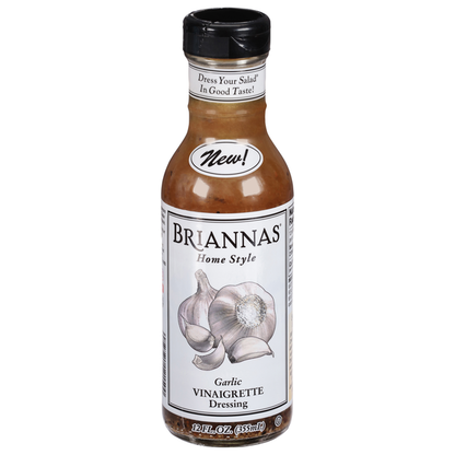 BRIANNAS Vinaigrette Dressing, Garlic, Home Style