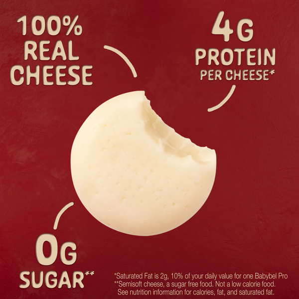 Mini Babybel® White Cheddar Snack Cheese, 8.5 oz (12 Count)  DestGlow