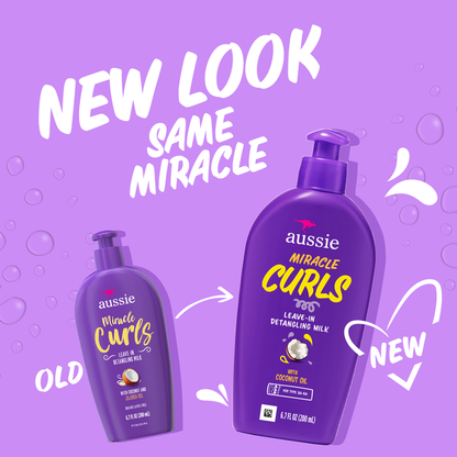 Aussie Miracle Curls Detangling Milk