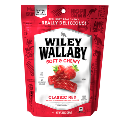 Wiley Wallaby Classic Red Licorice