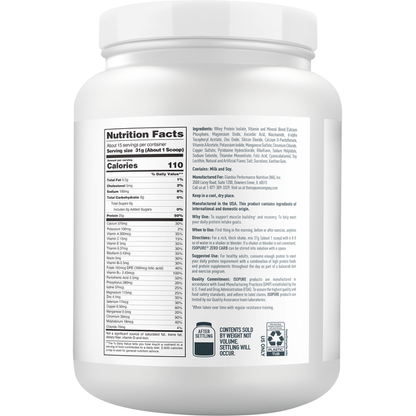 Isopure Creamy Vanilla Protein Powder Drink Mix