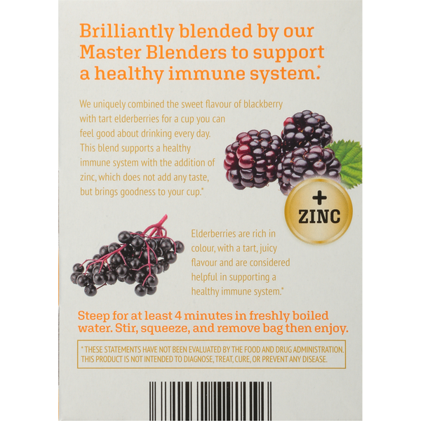 Twinings Immune Support, Blackberry Flavoured, Herbal Tea, Tea Bags  DestGlow