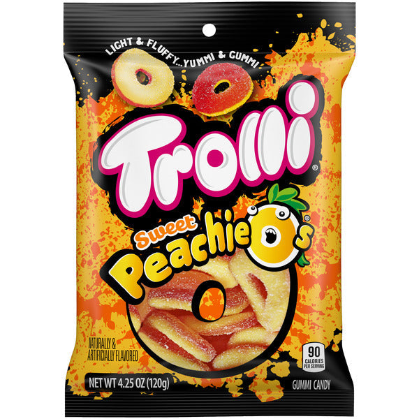 Trolli Gummi Candy, Peachieos  DestGlow