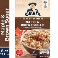 Quaker Instant Oatmeal, Maple &amp; Brown Sugar - Pack️  DestGlow