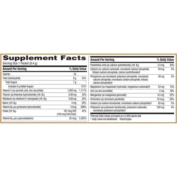 Emergen-C Vitamin C Fizzy Drink Mix Tangerine