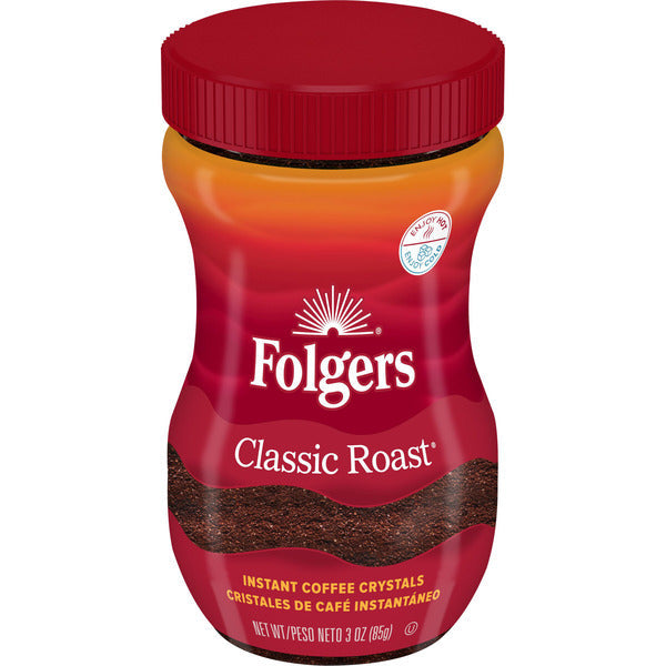 Folgers Classic Roast Instant Coffee  DestGlow