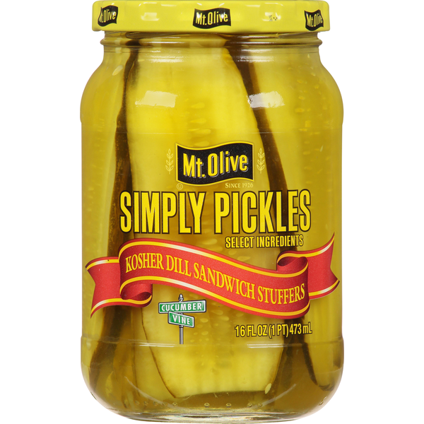 Mt. Olive Pickles, Kosher Dill, Sandwich Stuffers  DestGlow