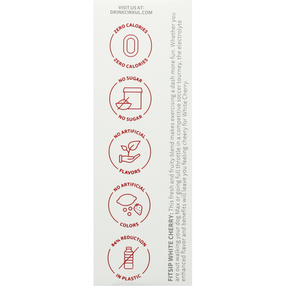 Cirkul Electrolytes White Cherry Cartridge