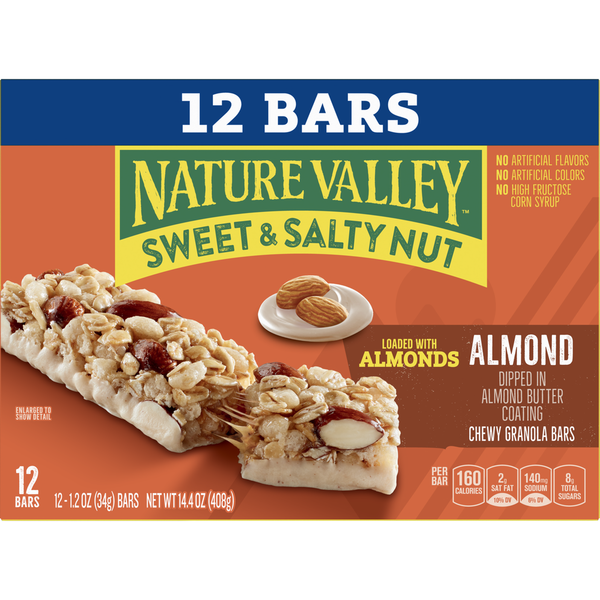 Nature Valley Almond Sweet and Salty Nut Granola Bars  DestGlow