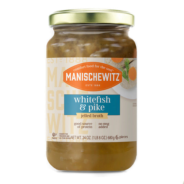 Manischewitz Whitefish &amp; Pike, in Jelled Broth  DestGlow