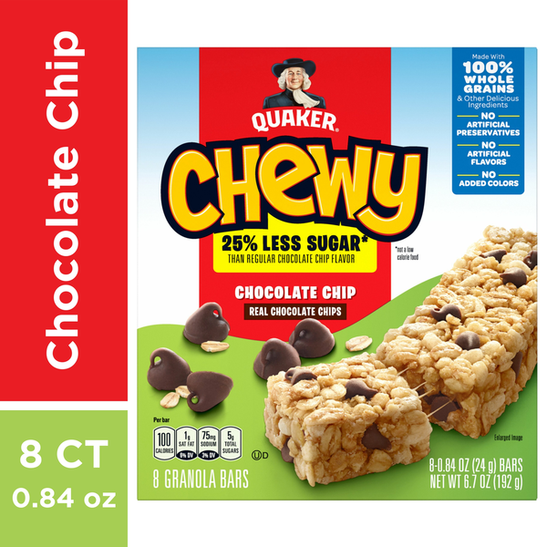 Quaker Granola Bars, Chocolate Chip  DestGlow