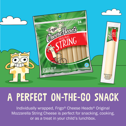 Frigo Cheese Heads Original Mozzarella String Cheese